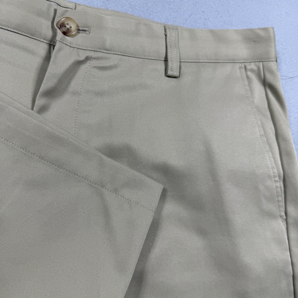 Vineyard Vines Links Short Mens 36 Khaki Tan Golf Performance Flat Front Shorts